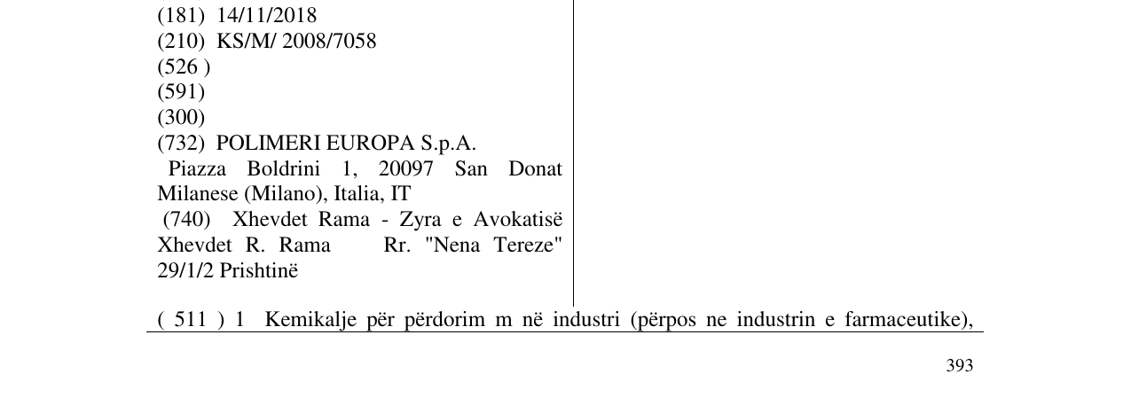 Zëri i markës DUTRAL në buletin