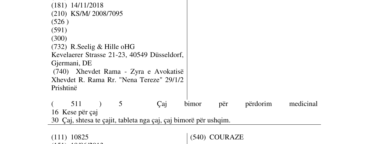 Zëri i markës TEEKANNE në buletin