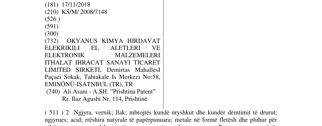 Zëri i markës SOMA në buletin