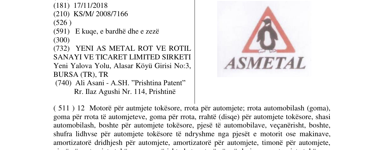 Zëri i markës Markë figurative në buletin
