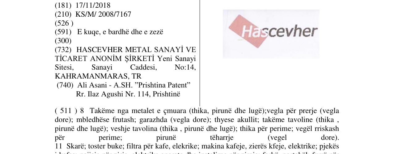 Zëri i markës Markë figurative në buletin