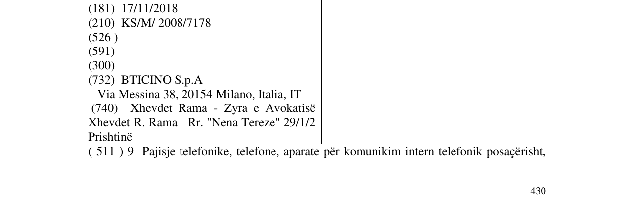 Zëri i markës PIVOT në buletin