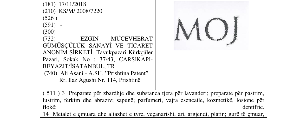 Zëri i markës MOJ në buletin