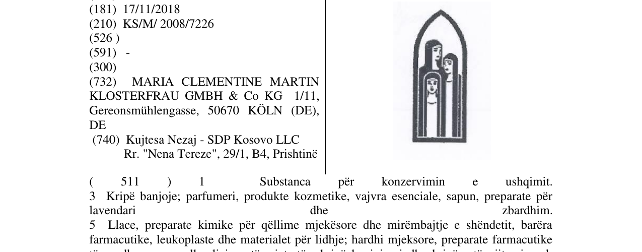 Zëri i markës Markë figurative në buletin
