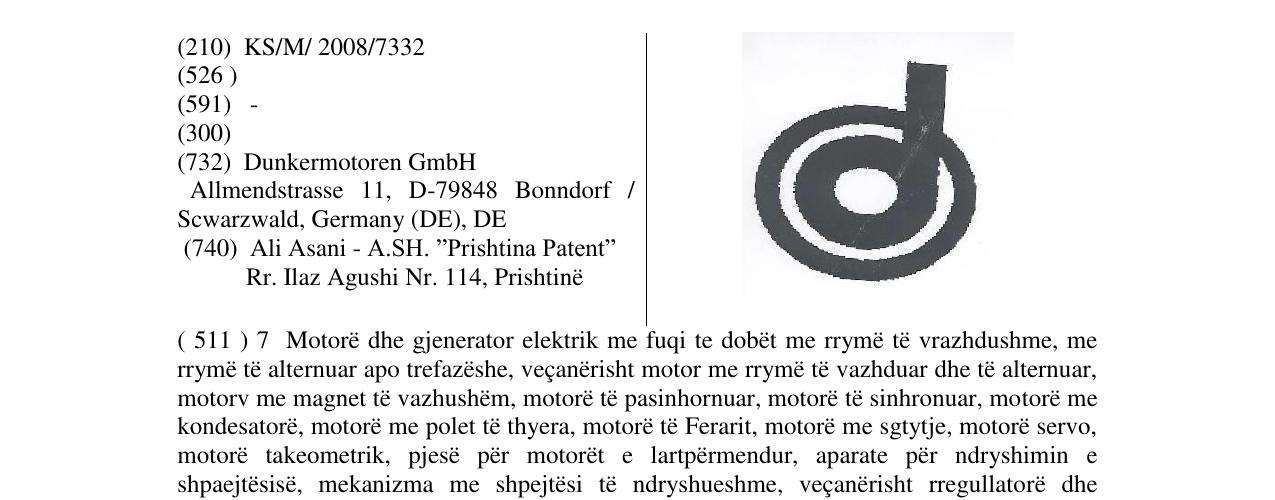 Zëri i markës D në buletin