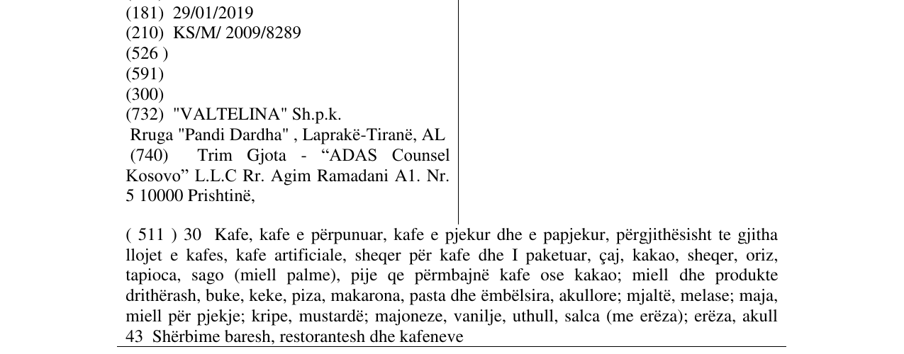 Zëri i markës il caffe...per passione në buletin