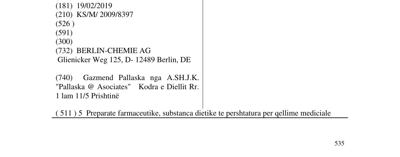 Zëri i markës FLORALIV në buletin
