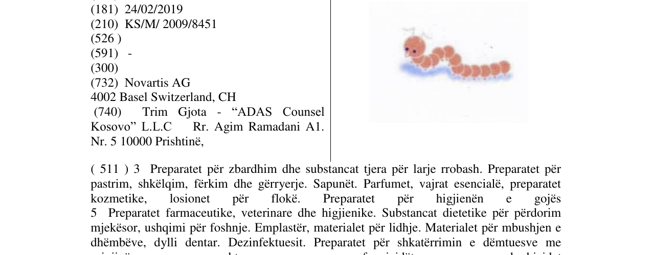 Zëri i markës Markë figurative në buletin