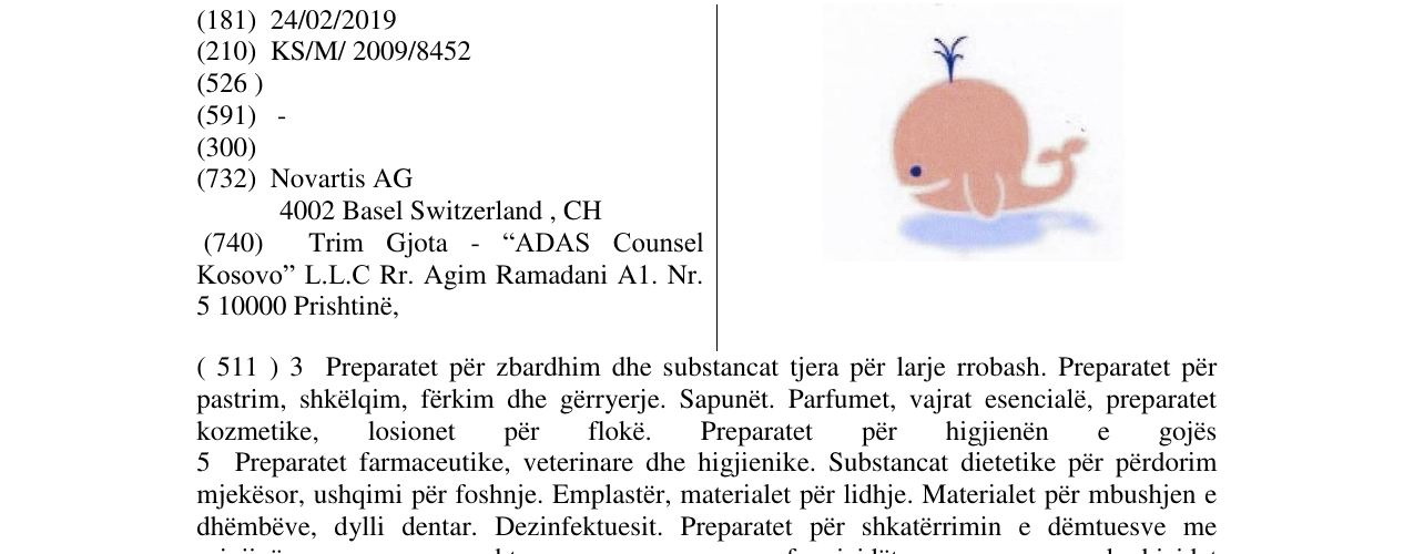 Zëri i markës Markë figurative në buletin