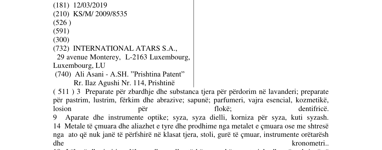 Zëri i markës ENERGIE në buletin