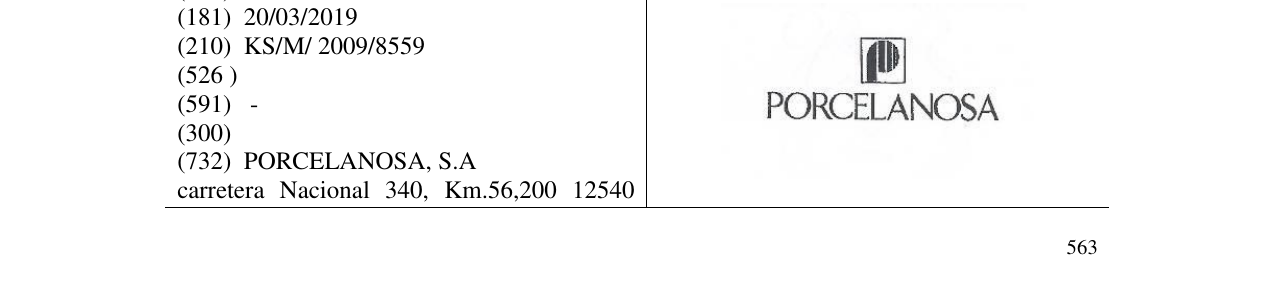 Zëri i markës PORCELANOSA në buletin