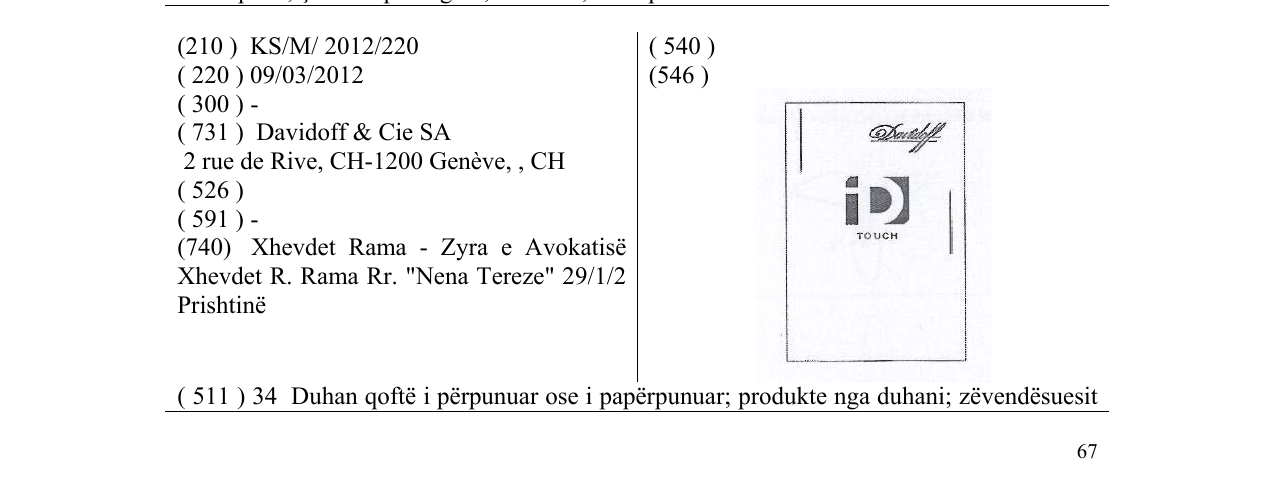 Zëri i markës iD TOUCH në buletin