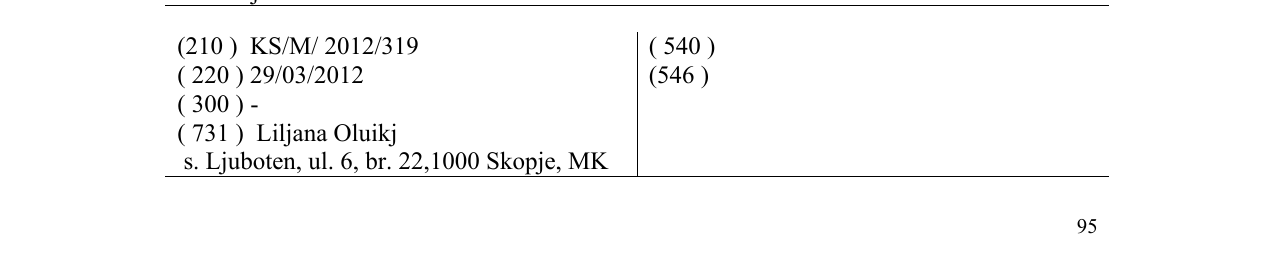 Zëri i markës KOZMETIKA LORY në buletin