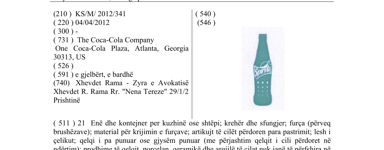 Zëri i markës Sprite në buletin