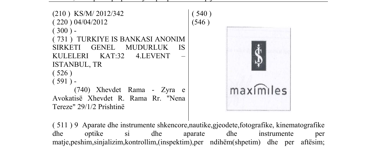 Zëri i markës maximiles në buletin