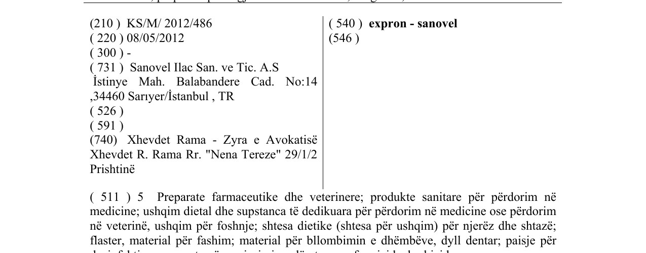Zëri i markës expron - sanovel në buletin
