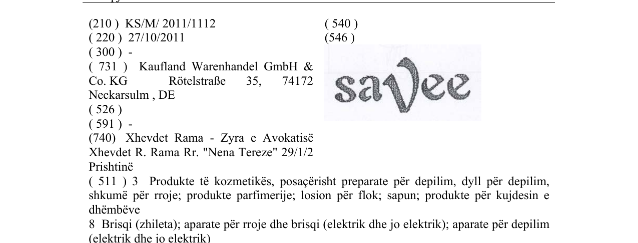 Zëri i markës savee në buletin