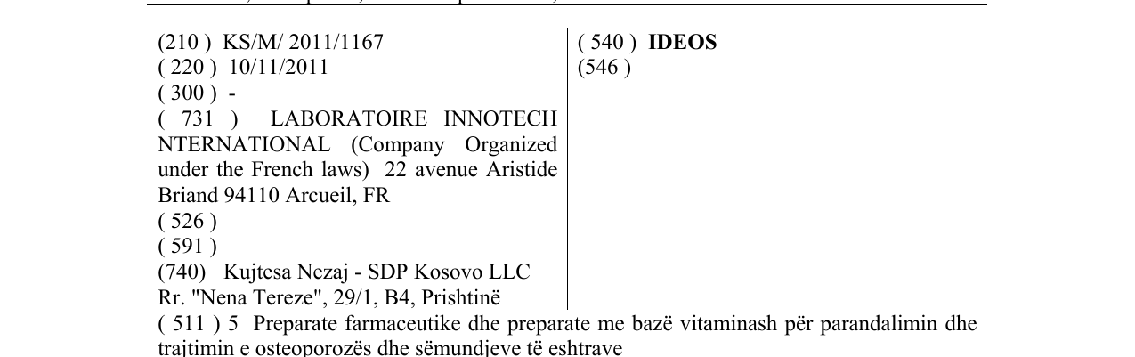 Zëri i markës IDEOS në buletin