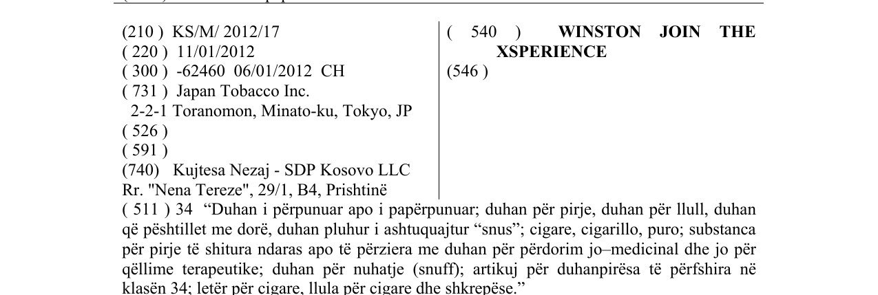 Zëri i markës WINSTON JOIN THE XSPERIENCE në buletin