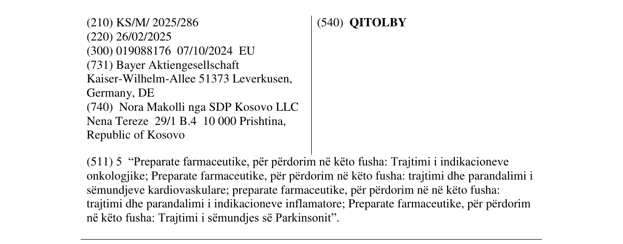 Zëri i markës QITOLBY në buletin