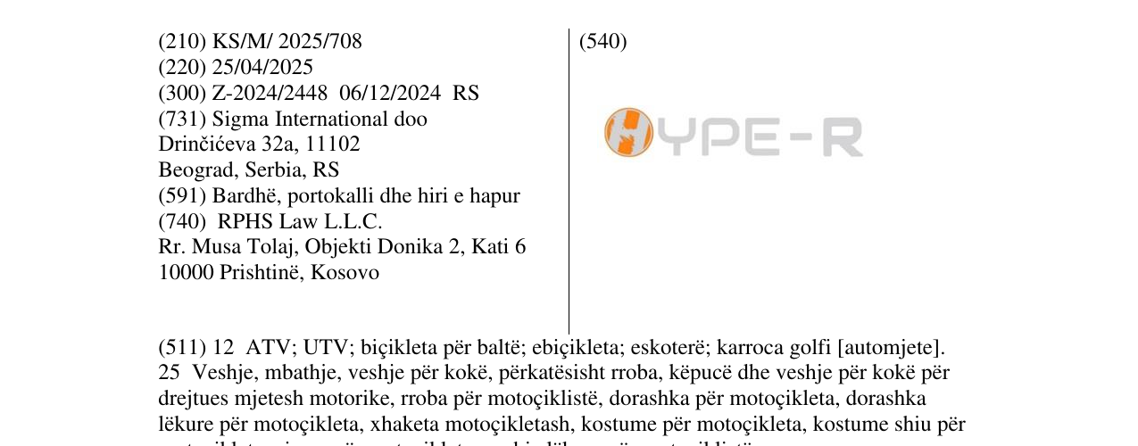 Zëri i markës HYPE-R në buletin