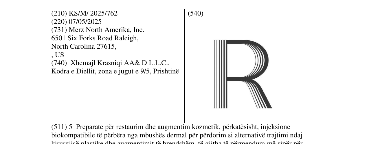 Zëri i markës R në buletin