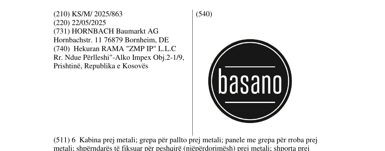 Zëri i markës basano në buletin