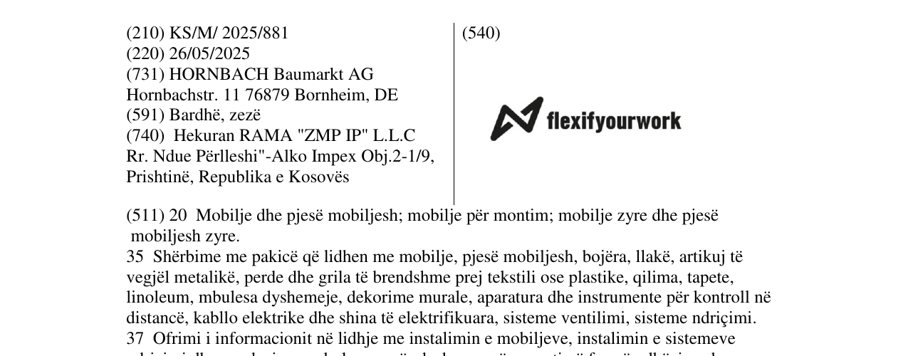 Zëri i markës flexifyourwork në buletin