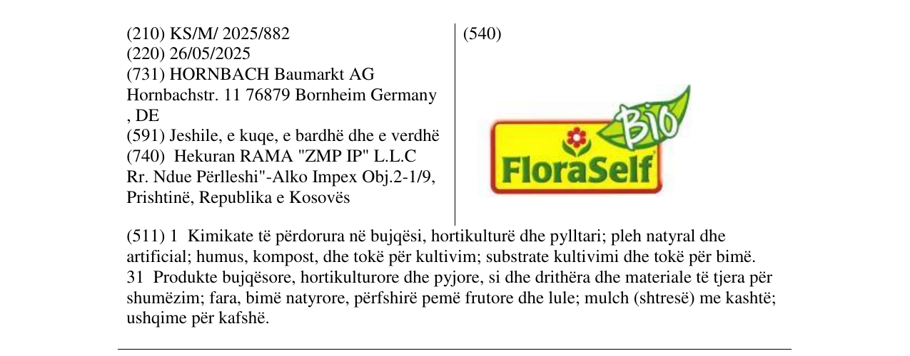 Zëri i markës FloraSelf në buletin