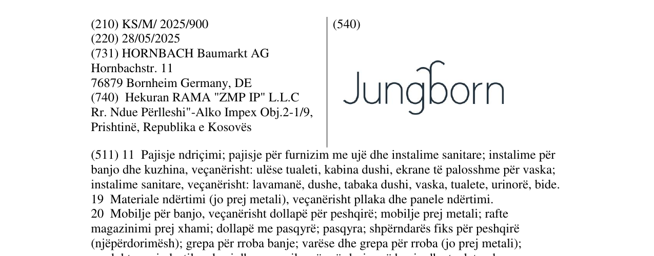 Zëri i markës Jungborn në buletin