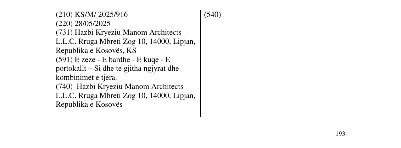 Zëri i markës monom në buletin