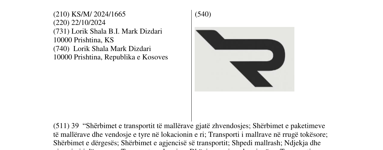 Zëri i markës RILOKIMI në buletin