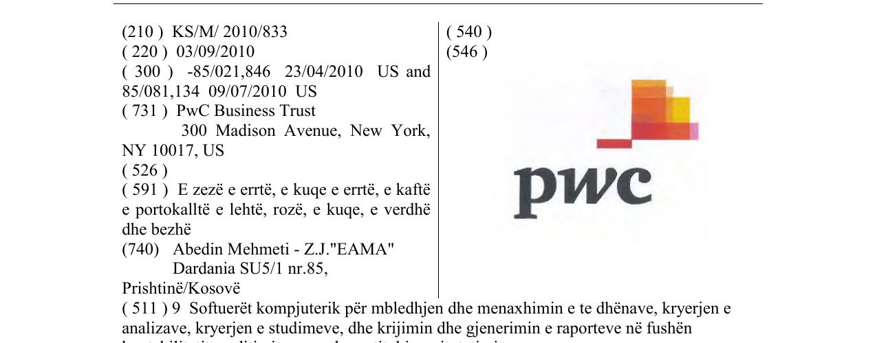 Zëri i markës pwc në buletin