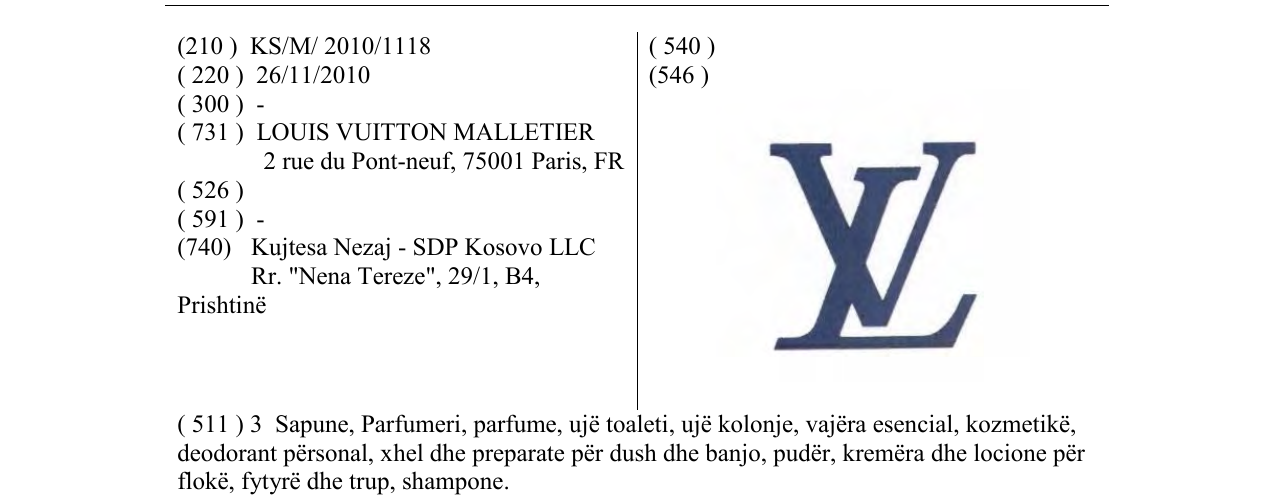 Zëri i markës LV në buletin