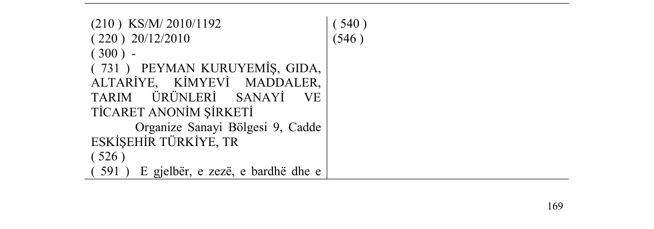 Zëri i markës peyman Çitliyo në buletin