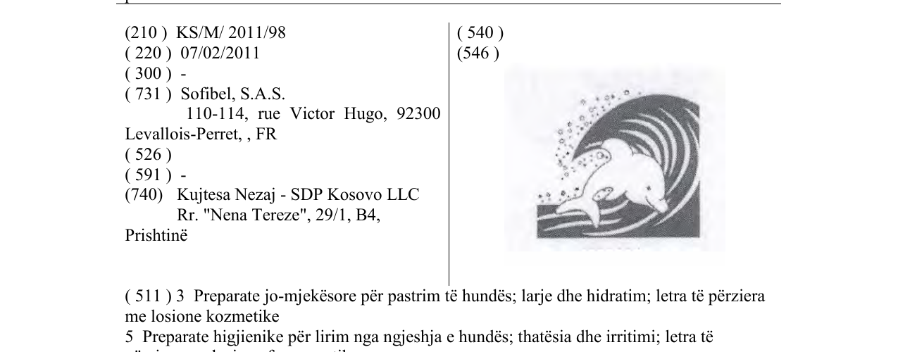 Zëri i markës S në buletin