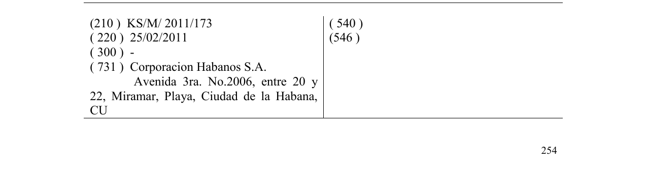 Zëri i markës JOSE L.PIEDRA në buletin