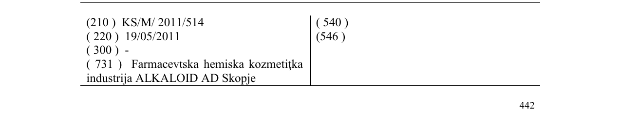 Zëri i markës Gloss në buletin