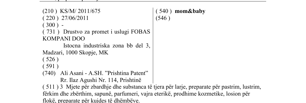 Zëri i markës mom&baby në buletin