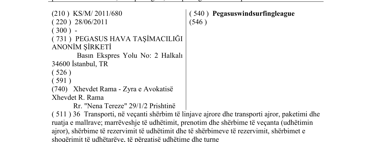 Zëri i markës Pegasuswindsurfingleague në buletin