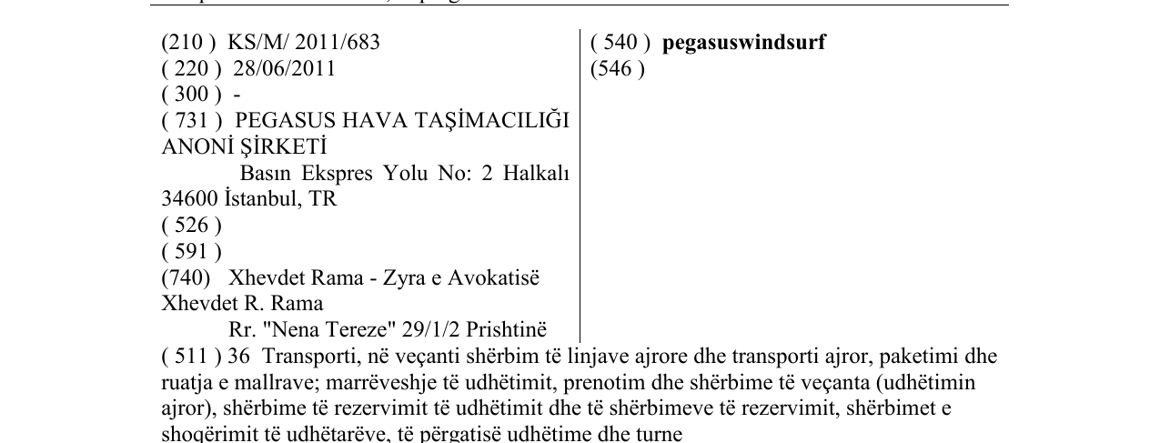 Zëri i markës pegasuswindsurf në buletin