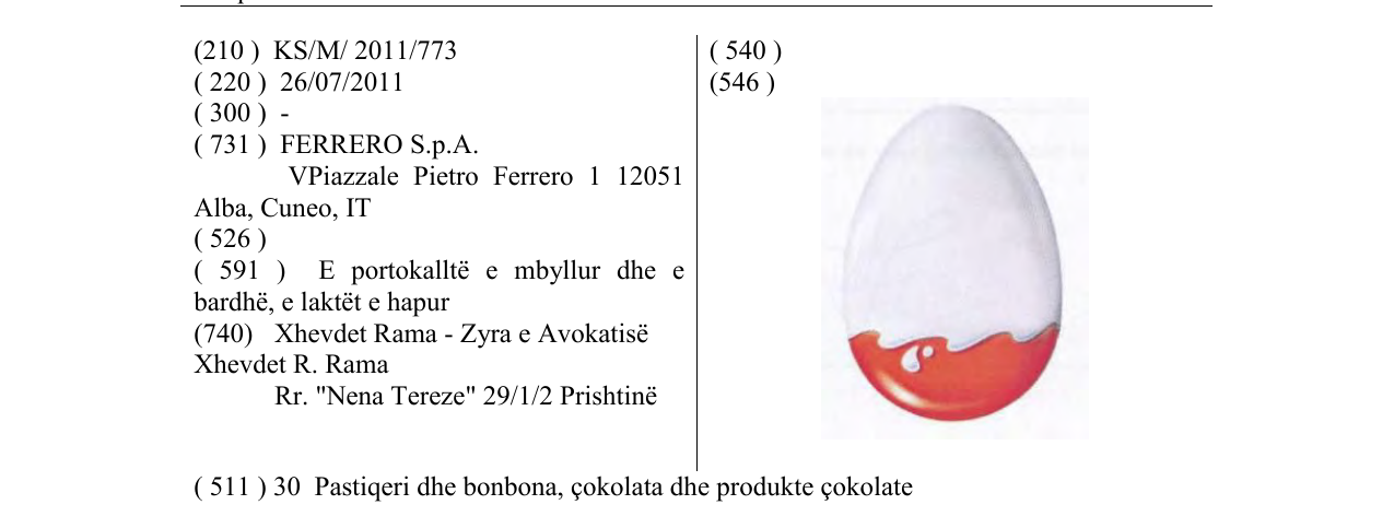 Zëri i markës EGG DEVICE në buletin