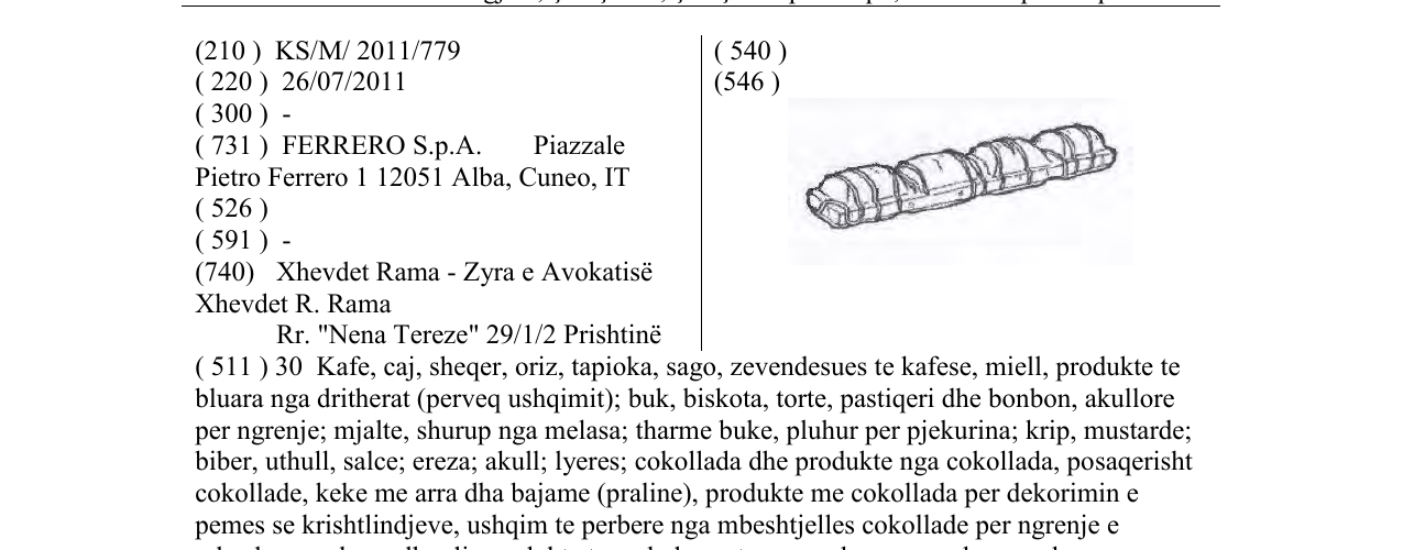 Zëri i markës SNACK DEVICE në buletin