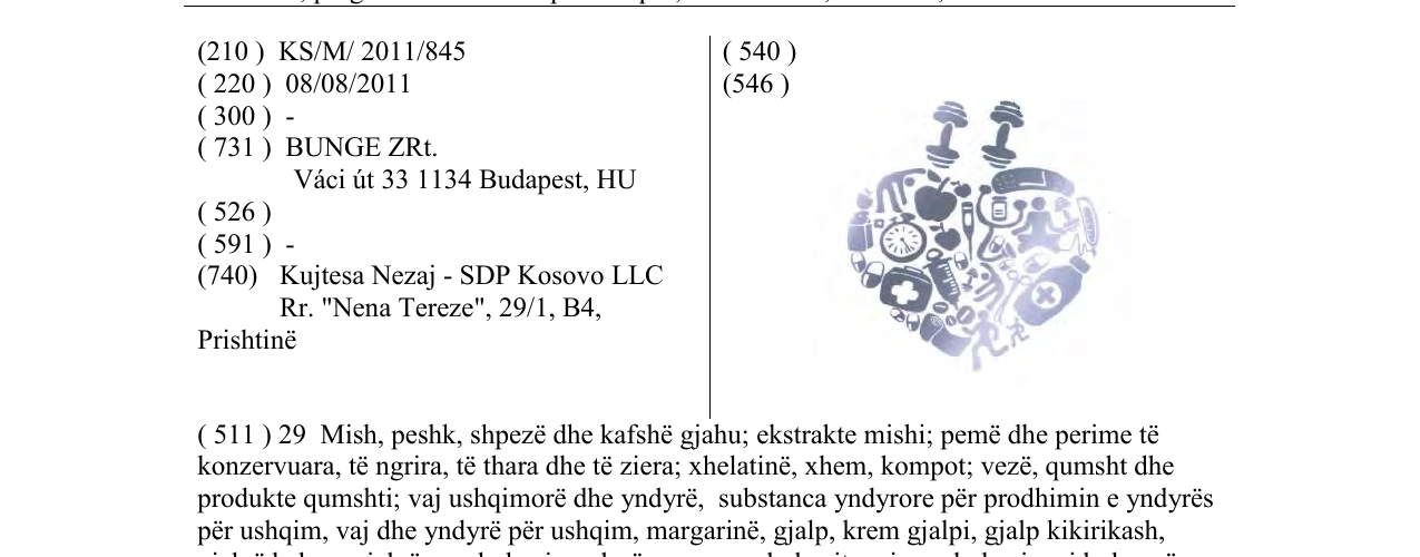 Zëri i markës Markë figurative në buletin