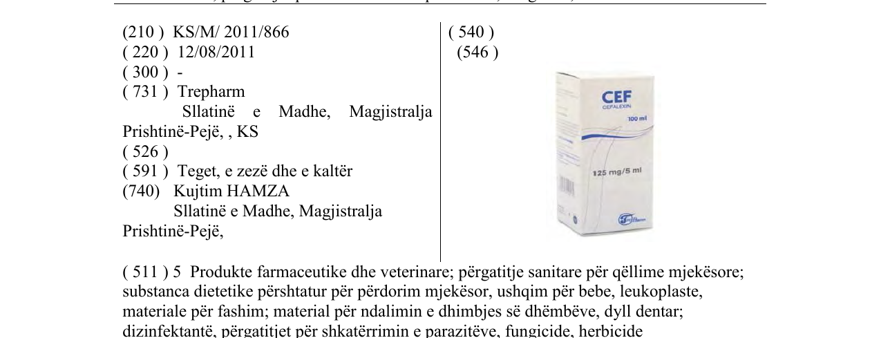 Zëri i markës CEF në buletin