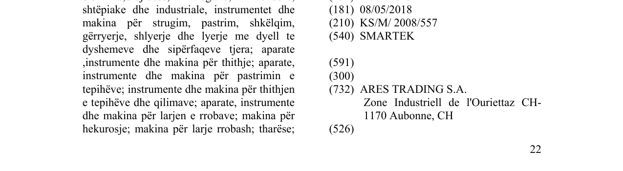 Zëri i markës SMARTEK në buletin