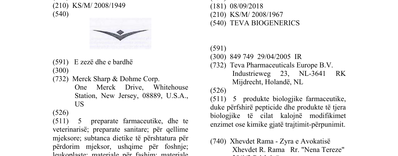 Zëri i markës TEVA BIOGENERICS në buletin