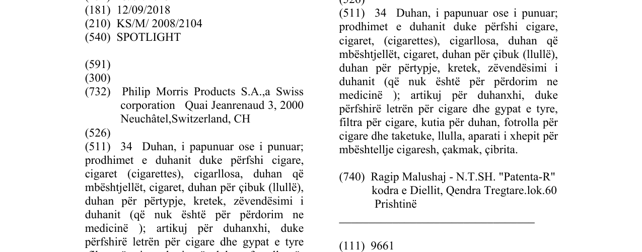 Zëri i markës SPOTLIGHT në buletin