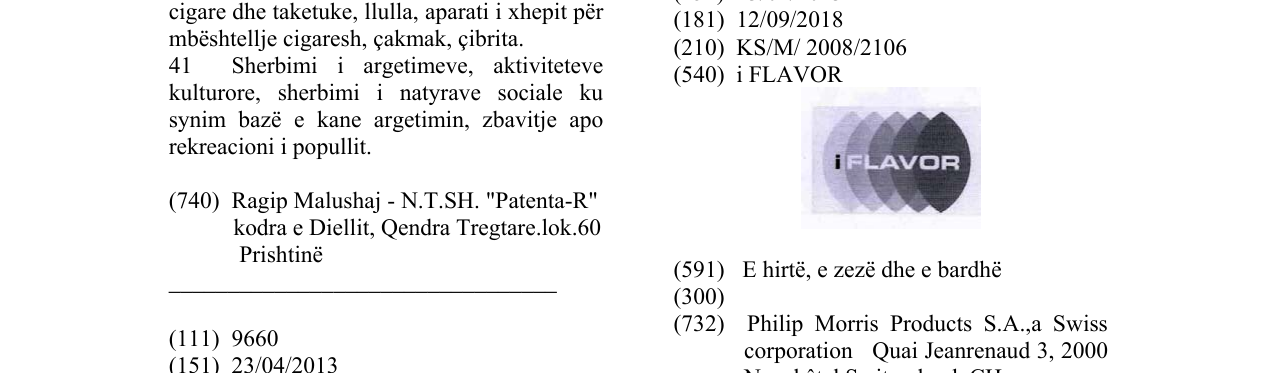 Zëri i markës i FLAVOR në buletin