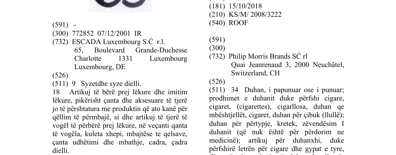 Zëri i markës ROOF në buletin
